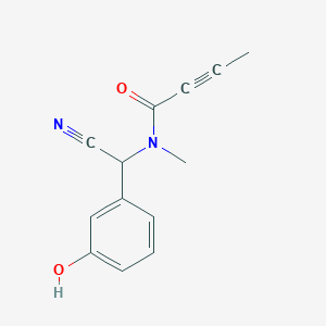 N-[Cyano-(3-hydroxyphenyl)methyl]-N-methylbut-2-ynamide