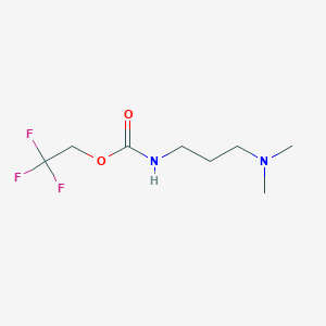 2,2,2-trifluoroethyl N-[3-(dimethylamino)propyl]carbamate