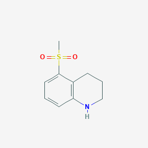 molecular formula C10H13NO2S B2945863 5-Methanesulfonyl-1,2,3,4-tetrahydroquinoline CAS No. 343944-90-1