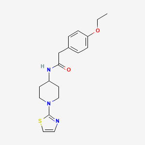 2-(4-ethoxyphenyl)-N-(1-(thiazol-2-yl)piperidin-4-yl)acetamide
