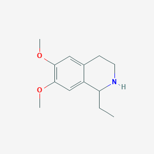 molecular formula C13H19NO2 B2945871 1-Ethyl-6,7-dimethoxy-1,2,3,4-tetrahydroisoquinoline CAS No. 71627-27-5
