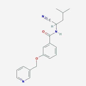 N-(1-cyano-3-methylbutyl)-3-[(pyridin-3-yl)methoxy]benzamide
