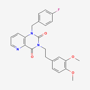 3-(3,4-dimethoxyphenethyl)-1-(4-fluorobenzyl)pyrido[3,2-d]pyrimidine-2,4(1H,3H)-dione