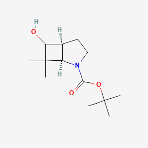 Tert-butyl (1R,5S)-6-hydroxy-7,7-dimethyl-2-azabicyclo[3.2.0]heptane-2-carboxylate