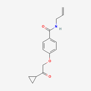 N-allyl-4-(2-cyclopropyl-2-oxoethoxy)benzamide