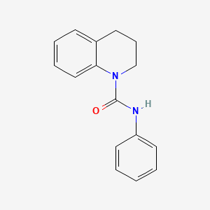 molecular formula C16H16N2O B2945933 N-苯基-1,2,3,4-四氢喹啉-1-甲酰胺 CAS No. 349454-54-2