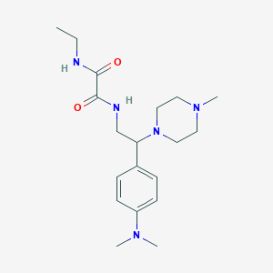 N'-{2-[4-(dimethylamino)phenyl]-2-(4-methylpiperazin-1-yl)ethyl}-N-ethylethanediamide