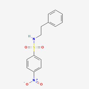 molecular formula C14H14N2O4S B2945943 4-nitro-N-(2-phenylethyl)benzenesulfonamide CAS No. 52374-24-0