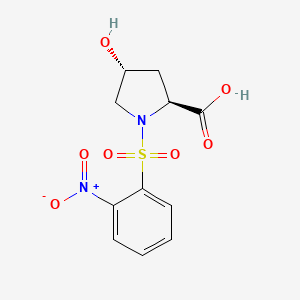 (2S,4R)-4-Hydroxy-1-(2-nitrobenzenesulfonyl)pyrrolidine-2-carboxylic acid