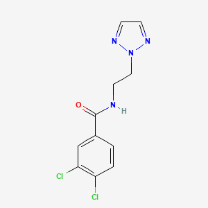N-(2-(2H-1,2,3-triazol-2-yl)ethyl)-3,4-dichlorobenzamide