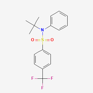 N-(tert-butyl)-N-phenyl-4-(trifluoromethyl)benzenesulfonamide