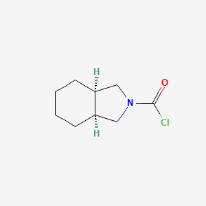 (3Ar,7as)-octahydro-1h-isoindole-2-carbonyl chloride