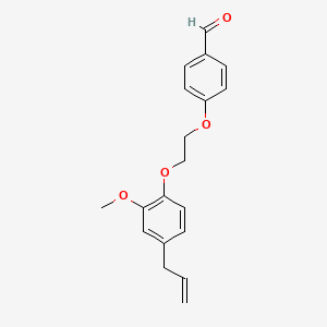 4-[2-(2-Methoxy-4-prop-2-enylphenoxy)ethoxy]benzaldehyde