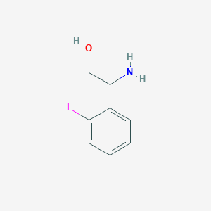 2-Amino-2-(2-iodophenyl)ethan-1-ol