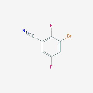 molecular formula C7H2BrF2N B2946028 3-Bromo-2,5-difluorobenzonitrile CAS No. 1638487-41-8