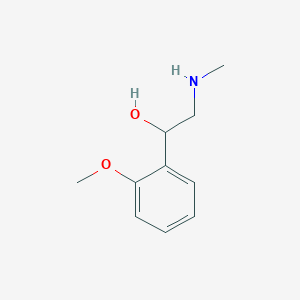 molecular formula C10H15NO2 B2946058 1-(2-Methoxyphenyl)-2-(methylamino)ethanol CAS No. 73917-93-8