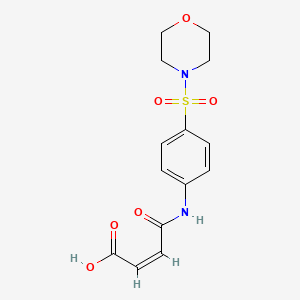 (Z)-4-((4-(morpholinosulfonyl)phenyl)amino)-4-oxobut-2-enoic acid