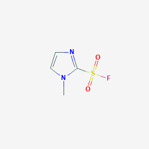 molecular formula C4H5FN2O2S B2946069 1-甲基-1H-咪唑-2-磺酰氟 CAS No. 934236-37-0