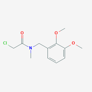 2-chloro-N-[(2,3-dimethoxyphenyl)methyl]-N-methylacetamide