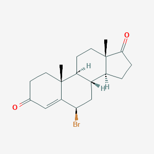molecular formula C₁₉H₂₅BrO₂ B029461 6-溴雄烯二酮 CAS No. 38632-00-7