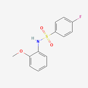 4-fluoro-N-(2-methoxyphenyl)benzenesulfonamide