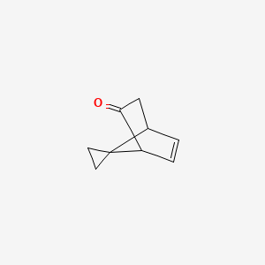 molecular formula C9H10O B2946104 Spiro[bicyclo[2.2.1]hept-5-ene-7,1'-cyclopropane]-2-one CAS No. 24770-83-0
