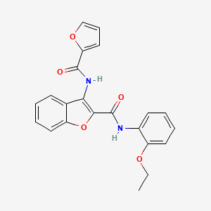 N-(2-ethoxyphenyl)-3-(furan-2-carboxamido)benzofuran-2-carboxamide