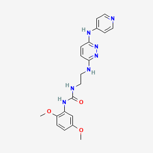 1-(2,5-Dimethoxyphenyl)-3-(2-((6-(pyridin-4-ylamino)pyridazin-3-yl)amino)ethyl)urea