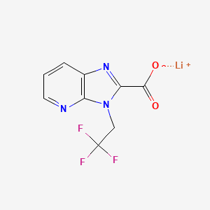Lithium 3-(2,2,2-trifluoroethyl)-3H-imidazo[4,5-b]pyridine-2-carboxylate