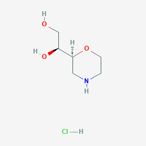 (1S)-1-[(2S)-morpholin-2-yl]ethane-1,2-diol hydrochloride