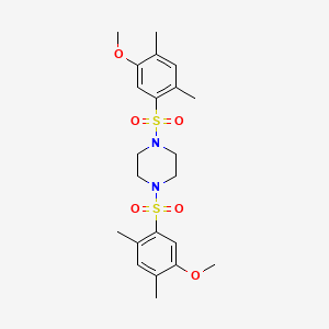 1,4-Bis[(5-methoxy-2,4-dimethylphenyl)sulfonyl]piperazine
