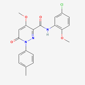 N-(5-chloro-2-methoxyphenyl)-4-methoxy-1-(4-methylphenyl)-6-oxo-1,6-dihydropyridazine-3-carboxamide