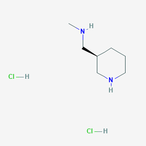 N-Methyl-1-[(3R)-piperidin-3-yl]methanamine;dihydrochloride