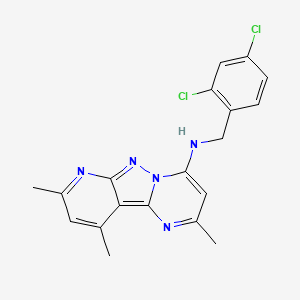 N-(2,4-dichlorobenzyl)-2,8,10-trimethylpyrido[2',3':3,4]pyrazolo[1,5-a]pyrimidin-4-amine