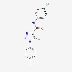 N-(4-chlorophenyl)-5-methyl-1-(4-methylphenyl)-1H-1,2,3-triazole-4-carboxamide