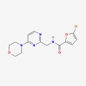 5-bromo-N-((4-morpholinopyrimidin-2-yl)methyl)furan-2-carboxamide