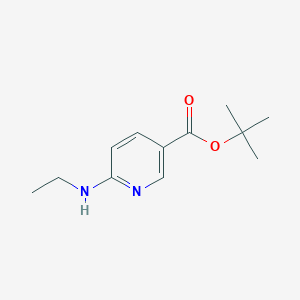 molecular formula C12H18N2O2 B2946261 Tert-butyl 6-(ethylamino)pyridine-3-carboxylate CAS No. 2248296-58-2