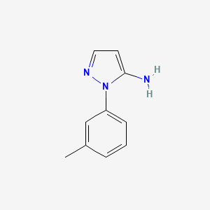 molecular formula C10H11N3 B2946268 2-(3-Methylphenyl)-2H-pyrazol-3-ylamine CAS No. 127530-35-2