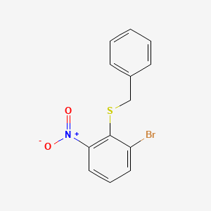 2-Benzylsulfanyl-1-bromo-3-nitrobenzene