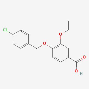 4-[(4-Chlorobenzyl)oxy]-3-ethoxybenzoic acid