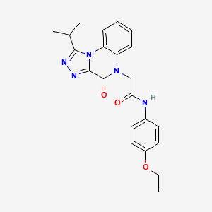 N-(4-ethoxyphenyl)-2-(1-isopropyl-4-oxo-[1,2,4]triazolo[4,3-a]quinoxalin-5(4H)-yl)acetamide