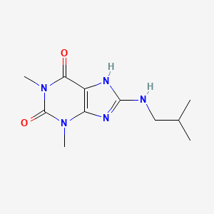 8-(isobutylamino)-1,3-dimethyl-1H-purine-2,6(3H,7H)-dione