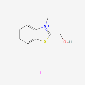 2-(Hydroxymethyl)-3-methyl-1,3-benzothiazol-3-ium iodide