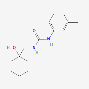 molecular formula C15H20N2O2 B2946347 3-[(1-Hydroxycyclohex-2-en-1-yl)methyl]-1-(3-methylphenyl)urea CAS No. 2097908-89-7