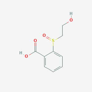 molecular formula C9H10O4S B2946364 2-[(2-Hydroxyethyl)sulfinyl]benzoic acid CAS No. 325703-91-1