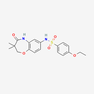 N-(3,3-dimethyl-4-oxo-2,3,4,5-tetrahydrobenzo[b][1,4]oxazepin-7-yl)-4-ethoxybenzenesulfonamide