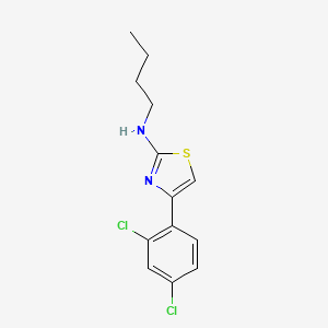 N-butyl-4-(2,4-dichlorophenyl)-1,3-thiazol-2-amine