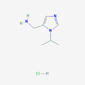 (1-Isopropyl-1H-imidazol-5-yl)methanamine hydrochloride
