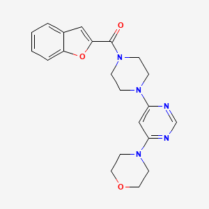 Benzofuran-2-yl(4-(6-morpholinopyrimidin-4-yl)piperazin-1-yl)methanone