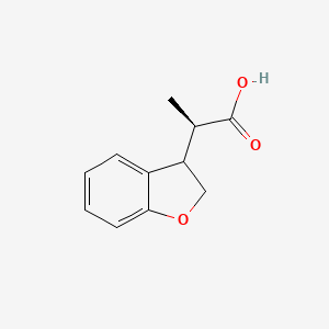 (2R)-2-(2,3-Dihydro-1-benzofuran-3-yl)propanoic acid